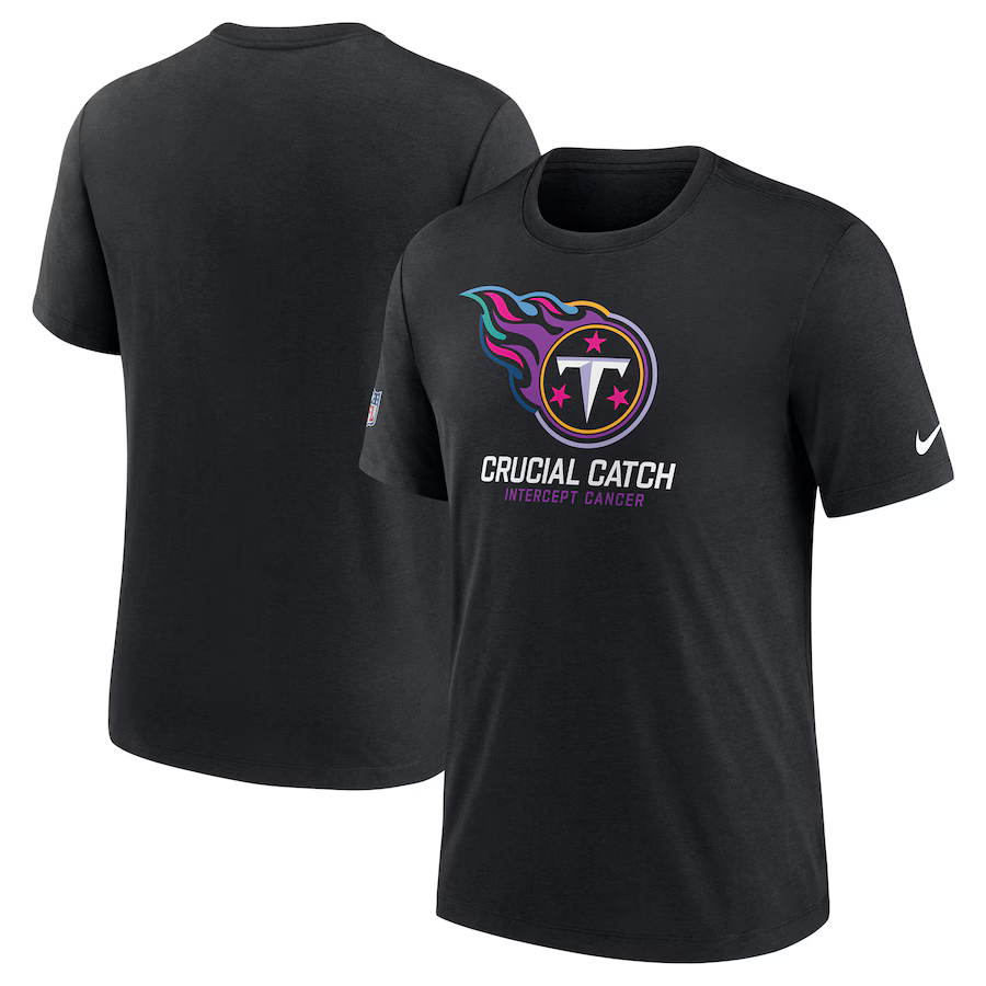 MenTennessee Titans 2024 Nike NFL black T shirts